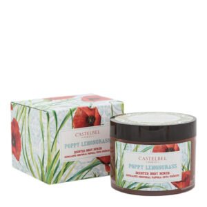 Castelbel Poppy Lemongrass Scented Body Scrub 275g