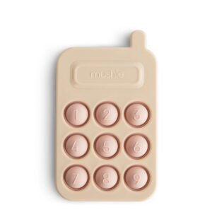 Mushie Phone Press Toy Blush 10M+