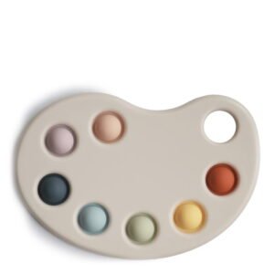 Mushie Paint Palette Press Toy Silicone 10m+