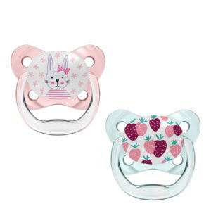 Dr Brown’s Orthodontic PreVent Pacifier Pink 0-6m x2