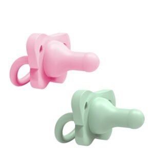 Dr Brown’s HappyPaci Silicone Pacifier Pink/Green 0-6m x2