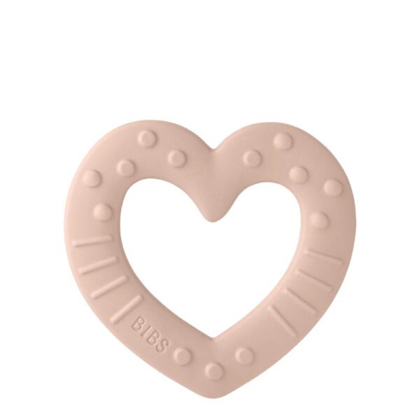 Bibs Baby Bitie Heart Blush 3m+