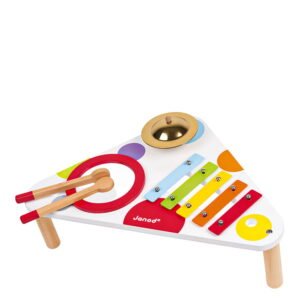 Janod Wooden Confetti Musical Table 12m+