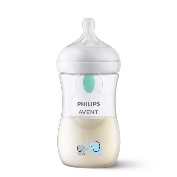 Philips Avent Natural Response Baby Bottle Air Free Elephant 1m+ 260mL