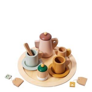 Petit Monkey Wooden Tea Set 3Y+