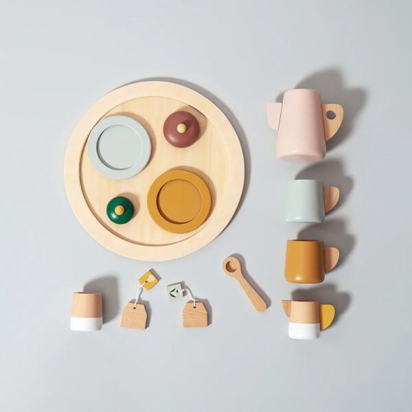 Petit Monkey Wooden Tea Set 3Y+ - Image 2