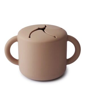 Mushie Silicone Snack Cup Natural 12m+