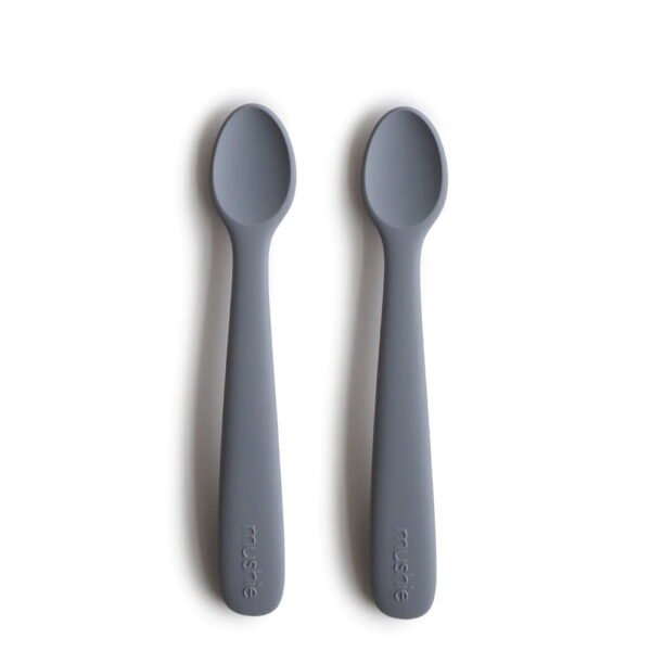 Mushie Silicone Baby Feeding Spoons Tradewinds 6M+