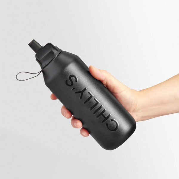 Chilly’s Bottle Serie 2 Sport Black 500mL - Image 2