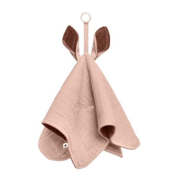 Bibs Doudou Kangaroo Blush
