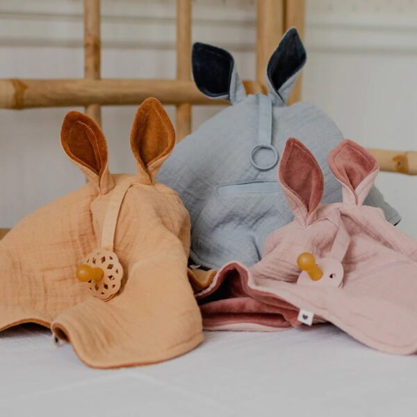 Bibs Doudou Kangaroo Blush - Image 2