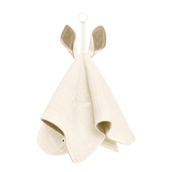 Bibs Doudou Kangaroo Ivory