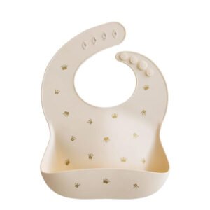 Mushie Silicone Bib Crowns