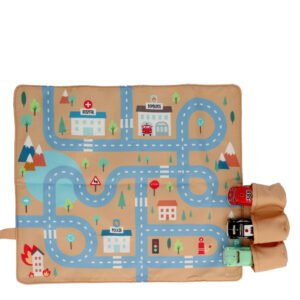 Monneka Set Individual Table Mustard +3 Cars