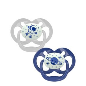 Dr Brown’s Advantage Night Pacifier Blue 6-18m x2