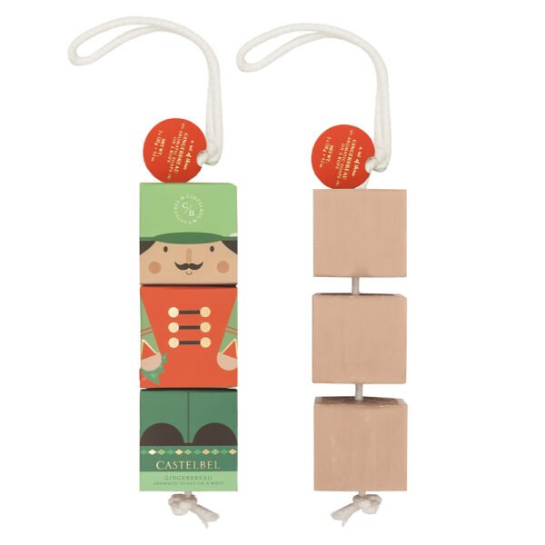 Castelbel Gingerbread Aromatic Soaps on a Rope 3x120g - Image 3