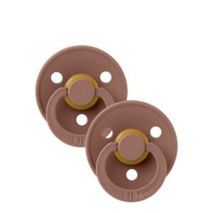 Bibs Colour Pacifier Woodchuck/Woodchuck 0-6M x2