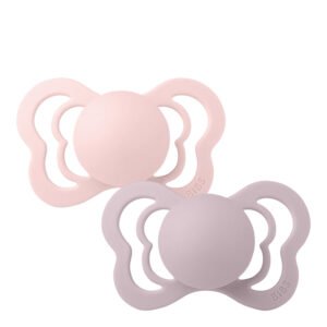 Bibs Couture Pacifier Silicone Blossom/Dusky Lilac 0-6M x2