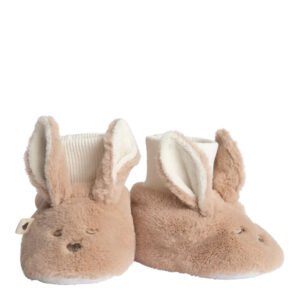 Bibs Baby Booties Kangaroo Vanilla/Ivory 0-6M