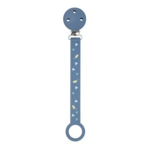 Nattou Pacifier Clip With Universal Holder Dark Blue Pattern