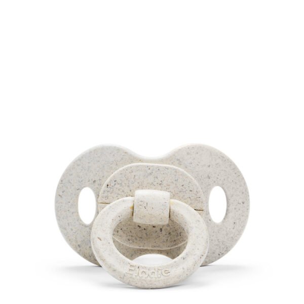 Elodie Silicone Bamboo Pacifier Lily White 3M+