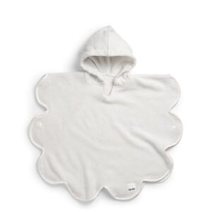 Elodie Bath Poncho Vanilla White