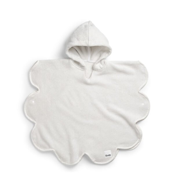 Elodie Bath Poncho Vanilla White