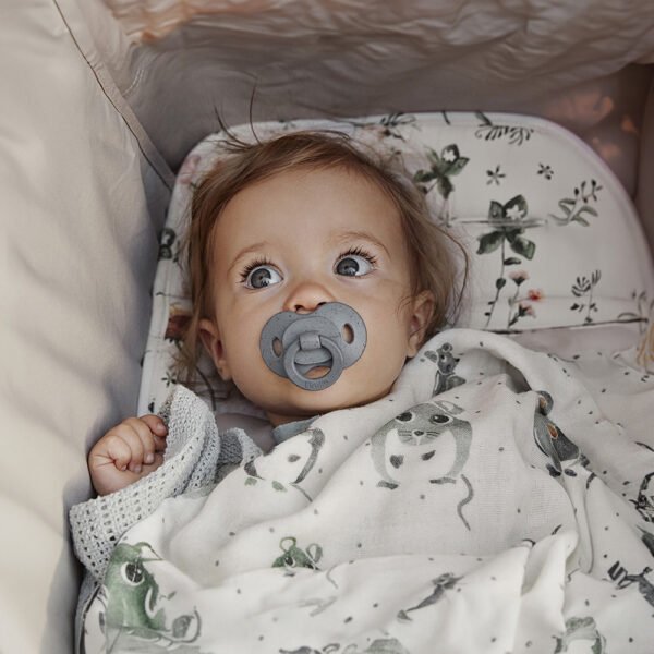 Elodie Silicone Bamboo Pacifier Tender Blue 3M+ - Image 2