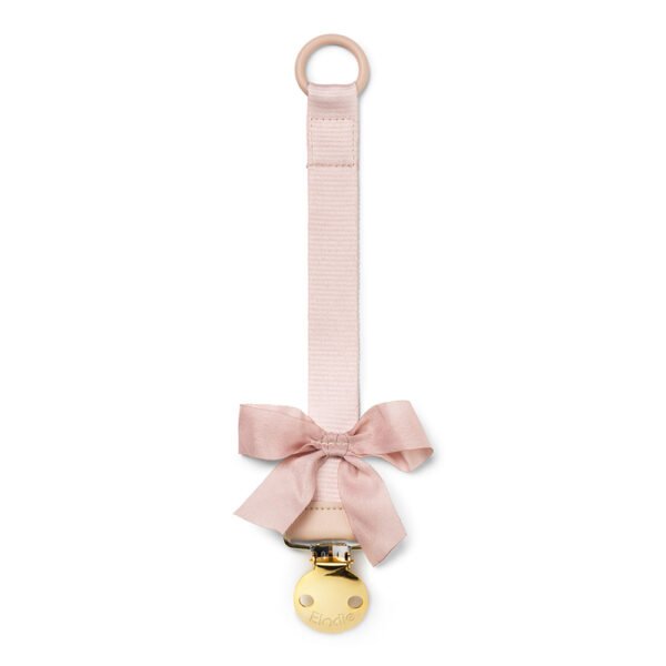 Elodie Pacifier Clip Powder Pink
