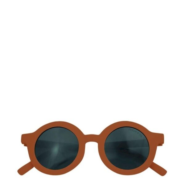 Grech & Co. Sunglasses Round Flexible Polarized Cinnamon 18M-8Y