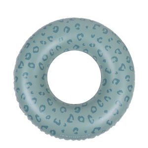 Swim Essentials Swim Ring Green Leopard 6Y+ 90cm
