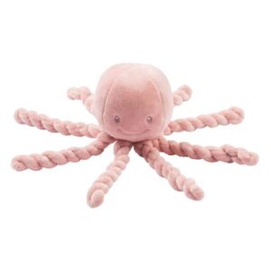 Nattou peluche octopus pink
