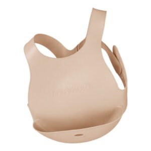 Minikoioi Flexi Bib Silicone Bubble Beige 6M+
