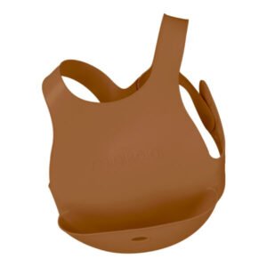 Minikoioi Flexi Bib Silicone Woody Brown 6M+