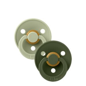 Bibs COLOUR SAGE/HUNTER GREEN 6-18m X2