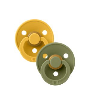 Bibs Colour Honey Bee/Olive 0-6m x2