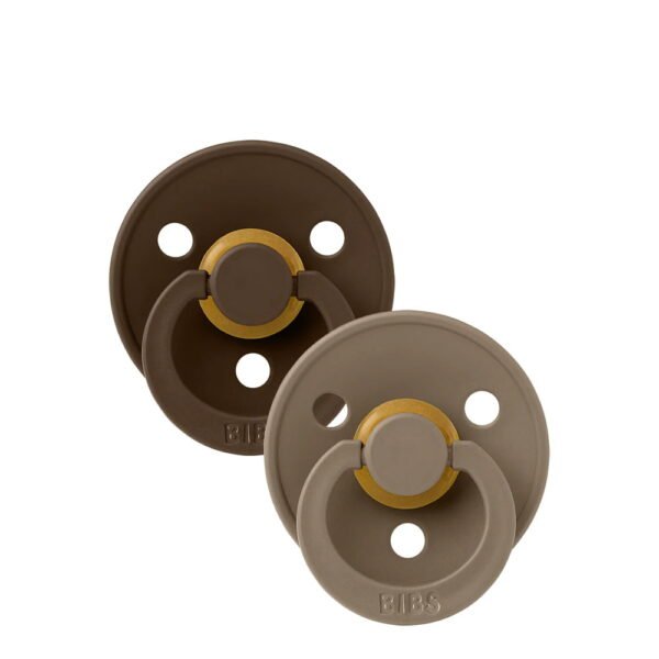 Bibs Color Mocha/Dark Oak 0-6m x2