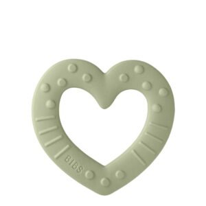 BIBS Baby Bitie Heart Sage +3M