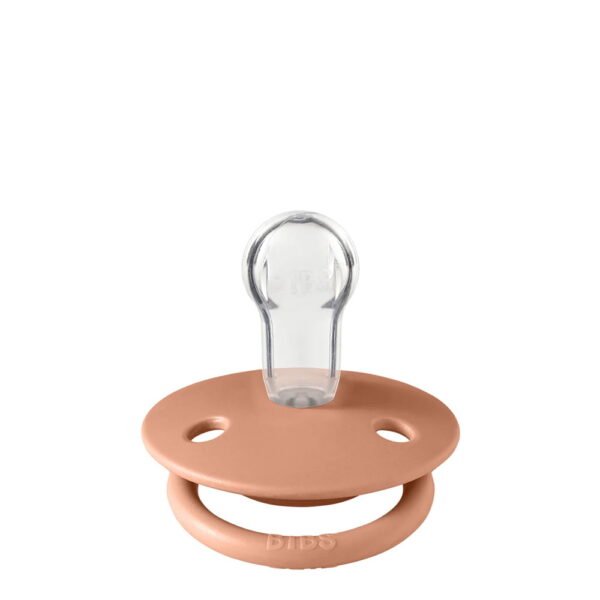 BIBS de Lux Silicone Pacifier Vanilla/Peach 0-3Y x2 - Image 2