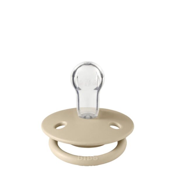 BIBS de Lux Silicone Pacifier Vanilla/Peach 0-3Y x2 - Image 3