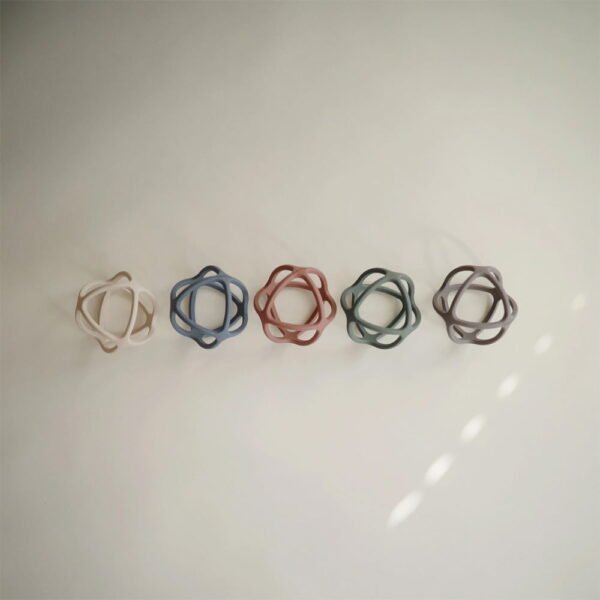 Mushie Ball Teether Shifting Sand - Image 3