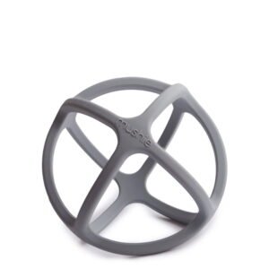 Mushie Ball Teether Dove Gray