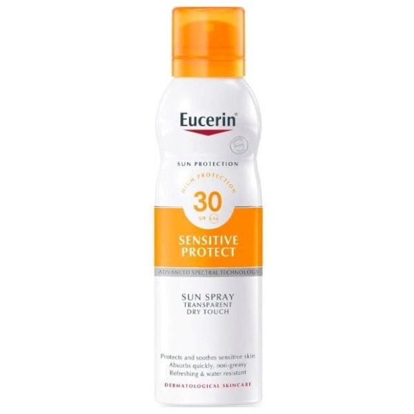 Eucerin Sun Sensitive Protect Spray Transparent Dry Touch SPF30 200mL