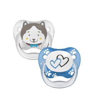 Dr Brown’s Orthodontic PreVent Pacifier Cat/Hearts 6-18m x2
