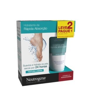 Neutrogena Duo Fast Absorbing Foot Cream 2x100mL