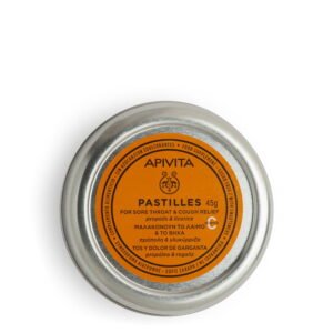Apivita Pastilles Sore Throat & Cough Relief Propolis&Licorice 45g