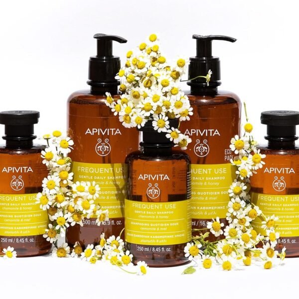 Apivita Gentle Daily Shampoo 500mL - Image 2