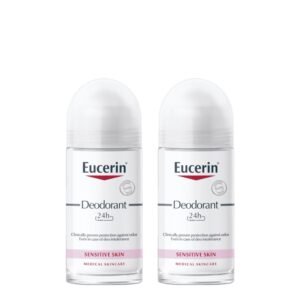 Eucerin Deo Roll-On 24h Sensitive Skin 2x50mL