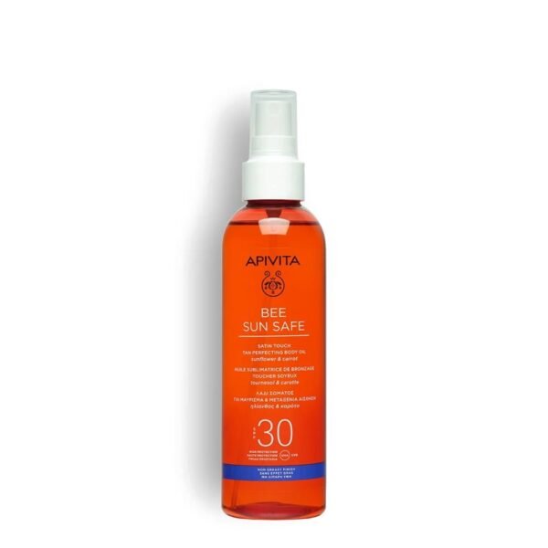 Apivita Bee Sun Satin Touch Tan Perfecting Body Oil SPF30 200mL
