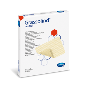 Hartmann Grassolind Neutral Vaseline Gauze Compresses 10x10cm x10